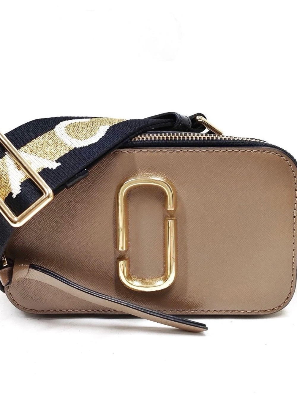 Marc Jacobs Camera Crossbody Bag with Gold Hardware